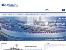 Tablet Screenshot of consungpacking.com